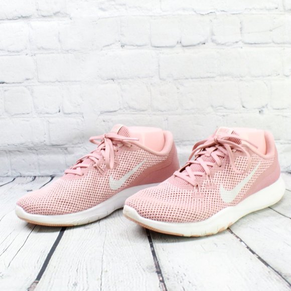 Nike Flex Trainer 7 Pink Mesh Lightweight Breathable Cross Training Shoe Size 9 - Picture 2 of 9